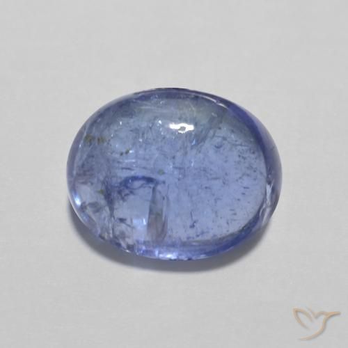 3.61ct Naturale Intenso Viola Blu Tanzanite, Ovale, Trasparente