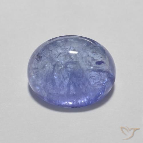 3.93ct Naturale Intenso Viola Blu Tanzanite, Ovale, Trasparente
