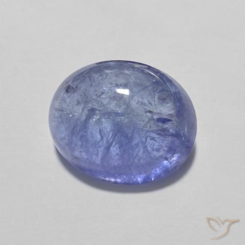 Tanzanite Intenso Viola Blu naturale da 3.93 ct, Ovale, Trasparente