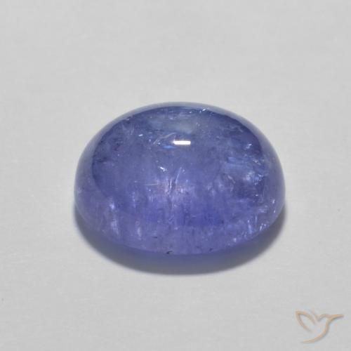 Tanzanite Intenso Viola Blu naturale da 3.93 ct, Ovale, Trasparente