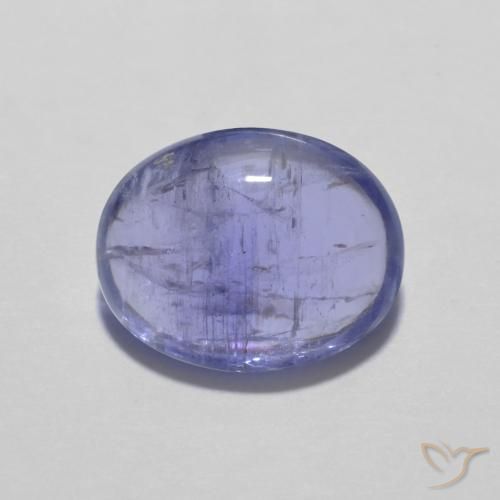 2.98ct Naturale Intenso Viola Blu Tanzanite, Ovale, Trasparente