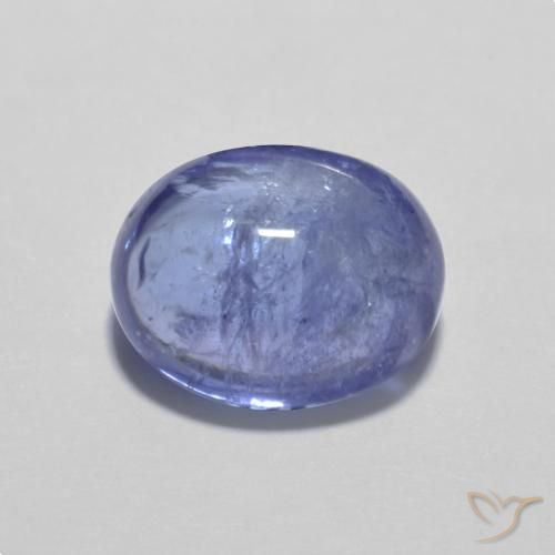 3.59ct Naturale Intenso Viola Blu Tanzanite, Ovale, Trasparente