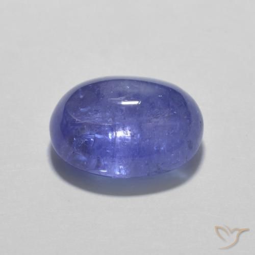 Tanzanite Intenso Viola Blu naturale da 3.59 ct, Ovale, Trasparente