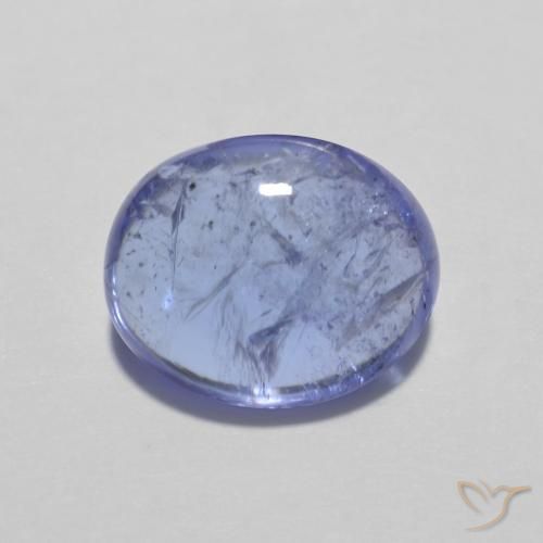 3.32ct Naturale Intenso Viola Blu Tanzanite, Ovale, Trasparente