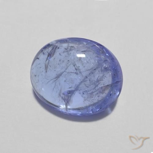 Tanzanite Intenso Viola Blu naturale da 3.32 ct, Ovale, Trasparente