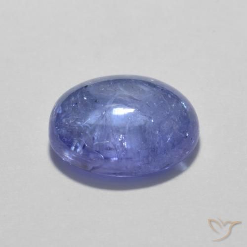 Tanzanite Intenso Viola Blu naturale da 3.32 ct, Ovale, Trasparente
