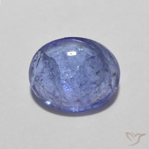 3.12ct Naturale Intenso Viola Blu Tanzanite, Ovale, Trasparente