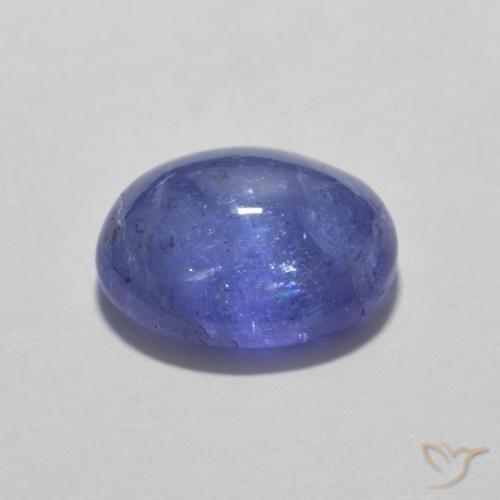 Tanzanite Intenso Viola Blu naturale da 3.12 ct, Ovale, Trasparente