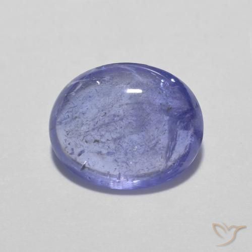 2.93ct Naturale Intenso Viola Blu Tanzanite, Ovale, Trasparente