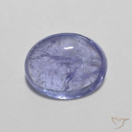3.89ct Naturale Intenso Viola Blu Tanzanite, Ovale, Trasparente