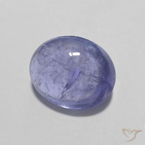 Tanzanite Intenso Viola Blu naturale da 3.89 ct, Ovale, Trasparente