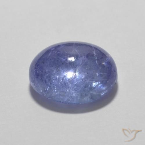 Tanzanite Intenso Viola Blu naturale da 3.89 ct, Ovale, Trasparente