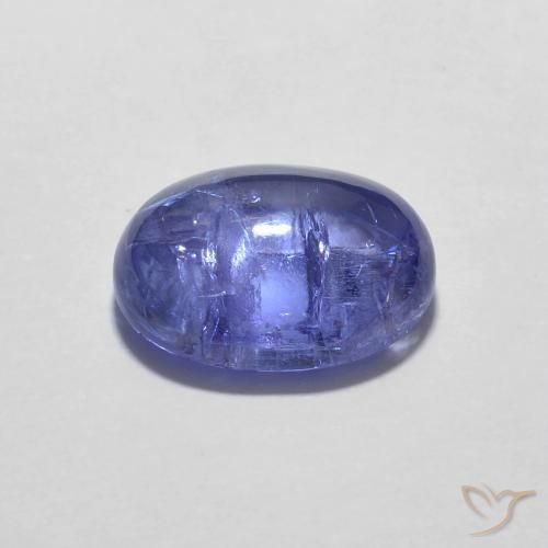 Tanzanite Intenso Viola Blu naturale da 3.02 ct, Ovale, Trasparente