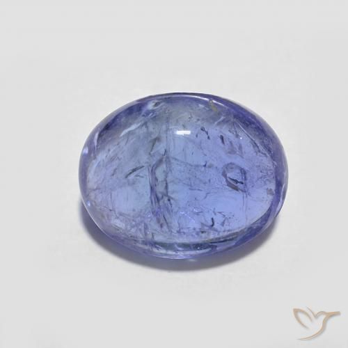 3.63ct Naturale Blue violetto scuro Tanzanite, Ovale, Trasparente