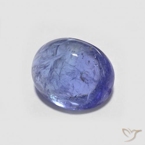 Tanzanite Blue violetto scuro naturale da 3.63 ct, Ovale, Trasparente