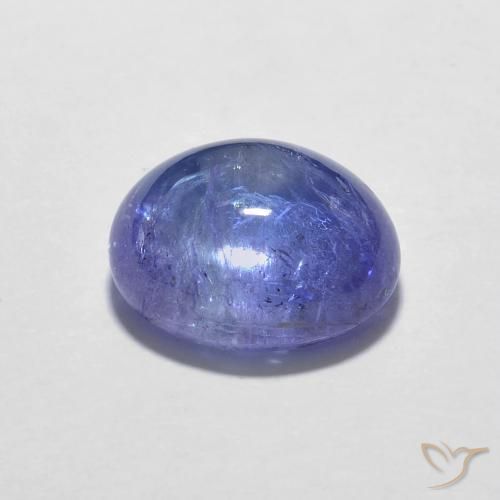 Tanzanite Blue violetto scuro naturale da 3.63 ct, Ovale, Trasparente