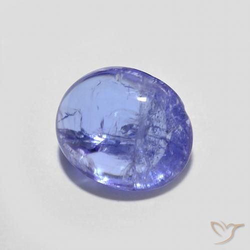 Tanzanite Intenso Viola Blu naturale da 2.94 ct, Ovale, Trasparente