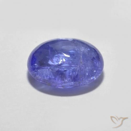 Tanzanite Intenso Viola Blu naturale da 2.94 ct, Ovale, Trasparente