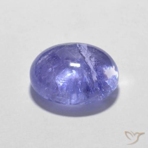 Tanzanite Intenso Viola Blu naturale da 3.80 ct, Ovale, Trasparente