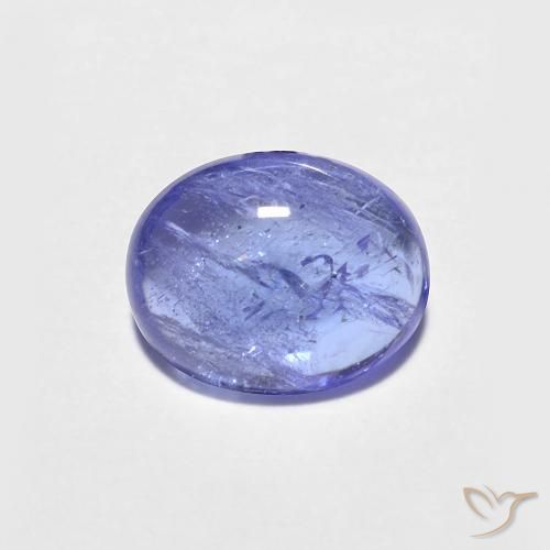1.43ct Naturale Intenso Viola Blu Tanzanite, Ovale, Trasparente