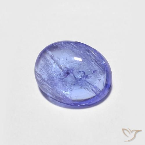 Tanzanite Intenso Viola Blu naturale da 1.43 ct, Ovale, Trasparente