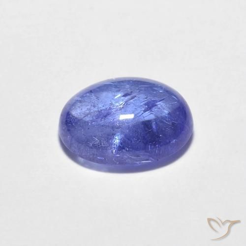 Tanzanite Intenso Viola Blu naturale da 1.43 ct, Ovale, Trasparente