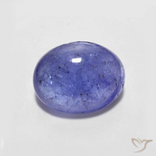 2.46ct Naturale Intenso Viola Blu Tanzanite, Ovale, Traslucido
