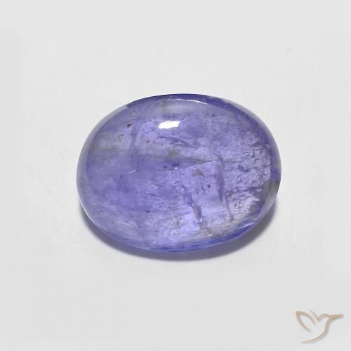 2.06ct Naturale Viola Tanzanite, Ovale, Trasparente