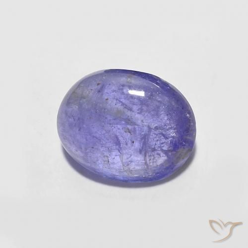 Tanzanite Viola naturale da 2.06 ct, Ovale, Trasparente
