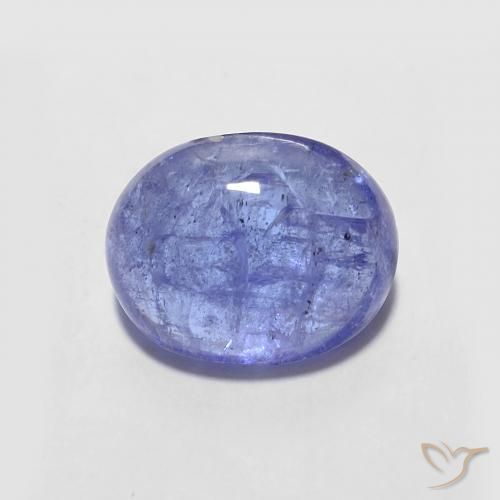 2.45ct Naturale Intenso Viola Blu Tanzanite, Ovale, Trasparente