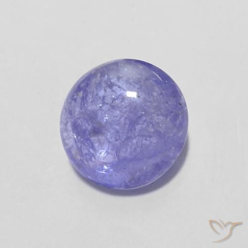 Tanzanite Viola brillante naturale da 1.43 ct, Rotondo, Trasparente