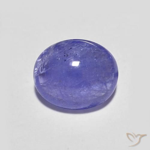 2.19ct Naturale Viola Tanzanite, Ovale, Traslucido