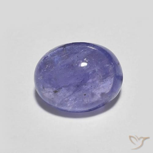 3.00ct Naturale Viola Tanzanite, Ovale, Trasparente