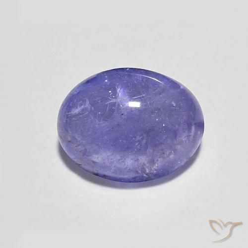 2.50ct Naturale Intenso Viola Blu Tanzanite, Ovale, Trasparente