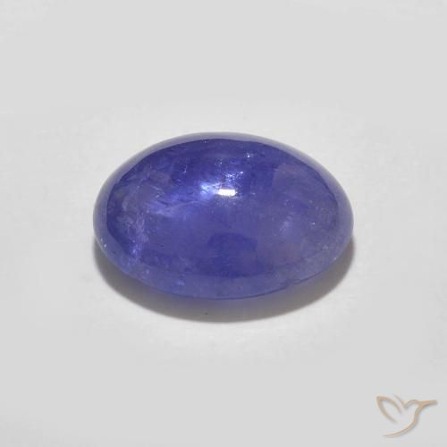 Tanzanite Intenso Viola Blu naturale da 2.13 ct, Ovale, Traslucido