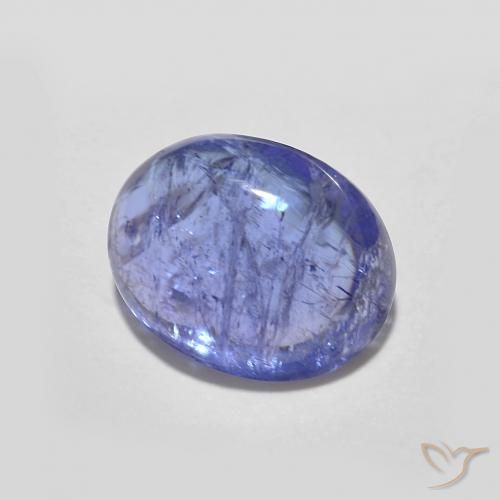 Tanzanite Intenso Viola Blu naturale da 2.40 ct, Ovale, Trasparente
