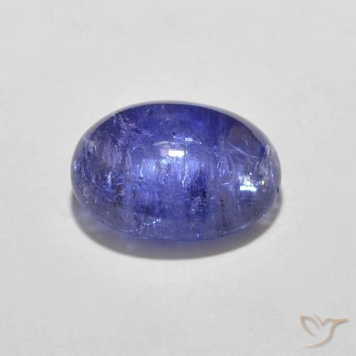 Tanzanite Intenso Viola Blu naturale da 2.40 ct, Ovale, Trasparente