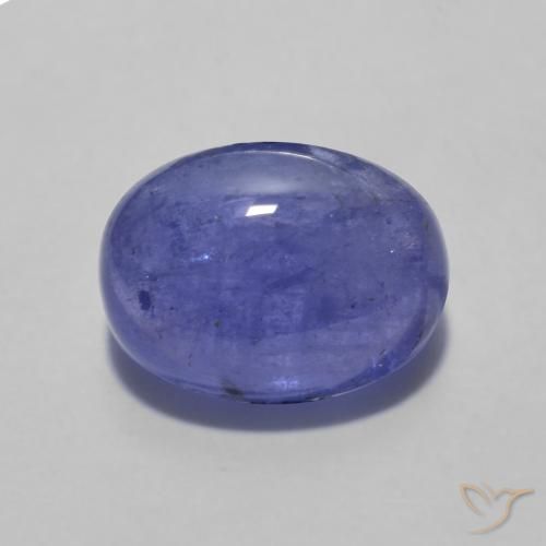 2.60ct Naturale Viola Blu Tanzanite, Ovale, Traslucido