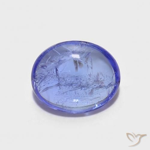 2.67ct Naturale Intenso Viola Blu Tanzanite, Ovale, Trasparente