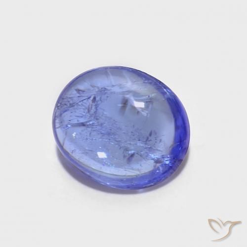 Tanzanite Intenso Viola Blu naturale da 2.67 ct, Ovale, Trasparente