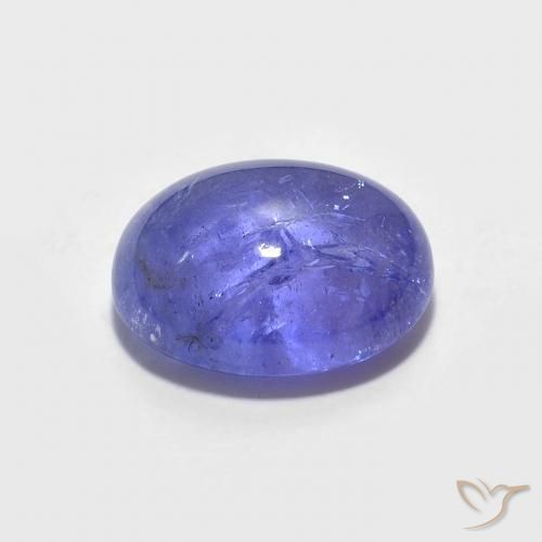 Tanzanite Intenso Viola Blu naturale da 3.43 ct, Ovale, Trasparente