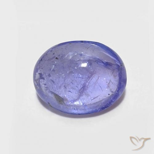 3.08ct Naturale Intenso Viola Blu Tanzanite, Ovale, Trasparente
