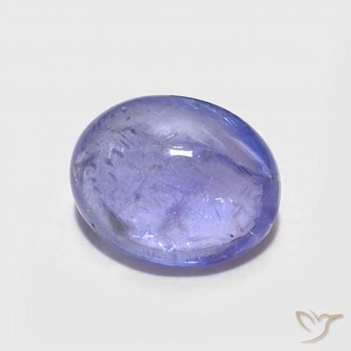 Tanzanite Intenso Viola Blu naturale da 3.08 ct, Ovale, Trasparente