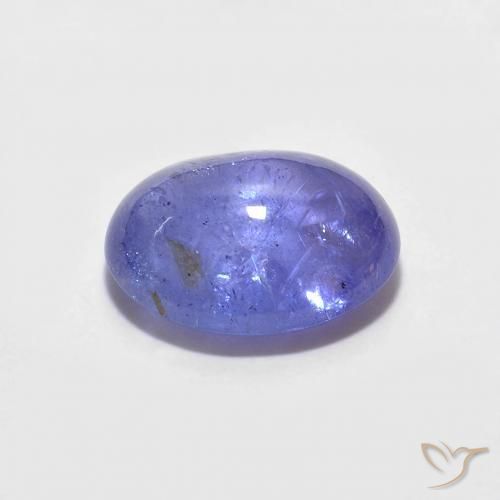 Tanzanite Intenso Viola Blu naturale da 3.08 ct, Ovale, Trasparente