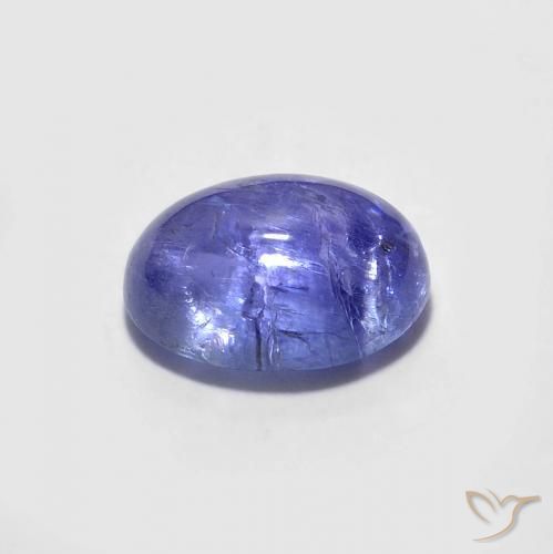 Tanzanite Intenso Viola Blu naturale da 1.59 ct, Ovale, Trasparente