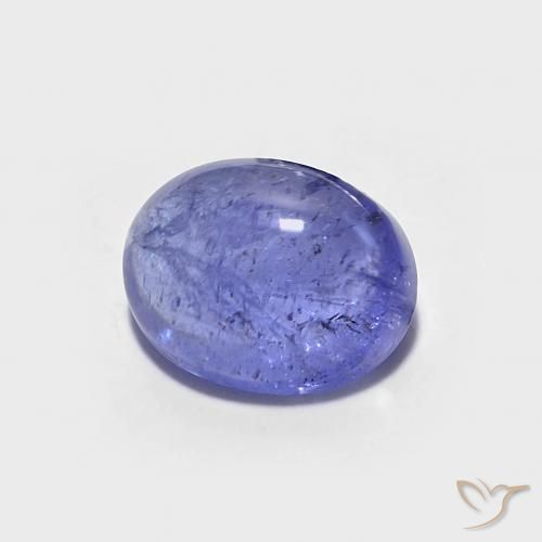 Tanzanite Intenso Viola Blu naturale da 1.59 ct, Ovale, Trasparente