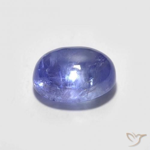 Tanzanite Intenso Viola Blu naturale da 1.88 ct, Ovale, Trasparente