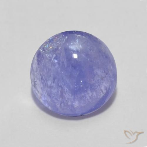 1.59ct Naturale Viola Tanzanite, Rotondo, Traslucido