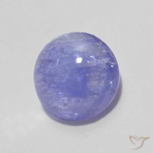 Tanzanite Viola naturale da 1.59 ct, Rotondo, Traslucido