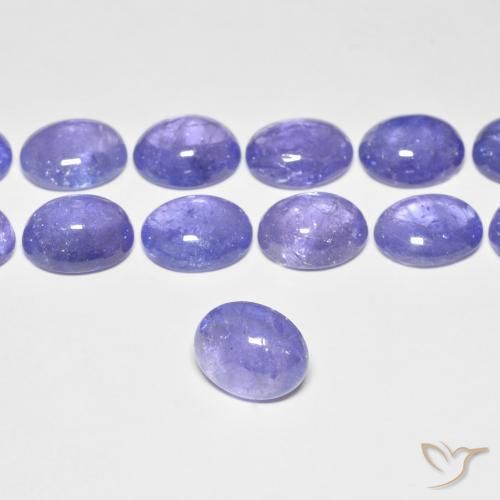 Tanzanite Intenso Viola Blu naturale da 3.33 ct, Ovale, Trasparente